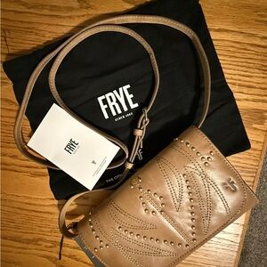 Frye Sara Wallet Studded Crossbody Bag NEW